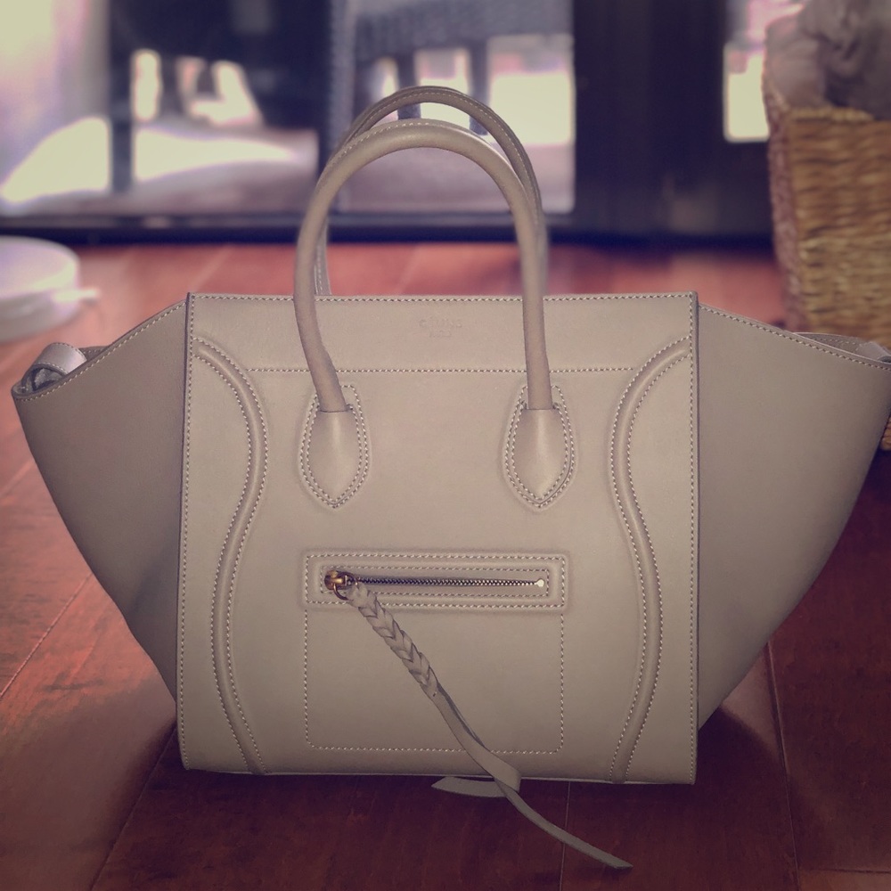 Celine Gray Large Phantom Tote